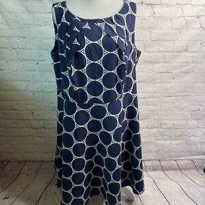 SIGNATURE Darby Blue & White Summer Dress 18